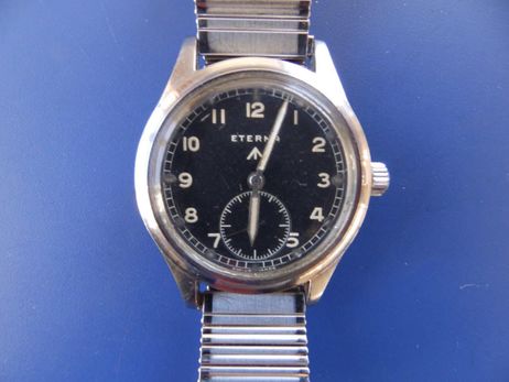 Eterna wrist watch known as the 'Dirty Dozen', doubled its estimate to another Hampshire internet bidder at £2,200