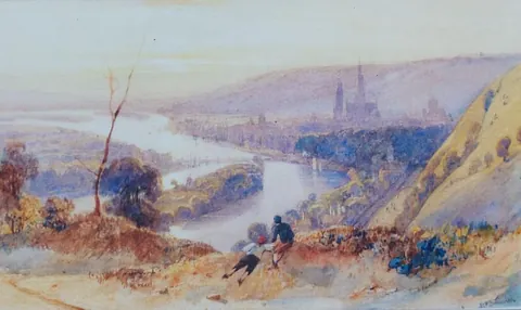 small watercolour by Richard Parkes Bonington (1802-1828)